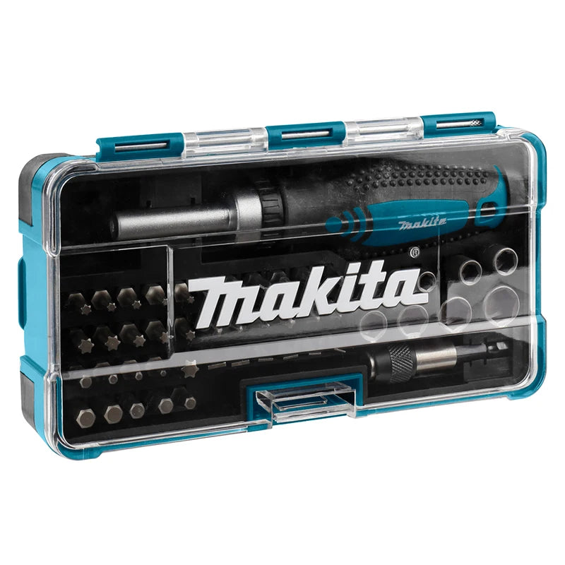 Makita B-36170 47-Piece Rachet Wrench and Bit Set Electric Hand Drill Hexagon Handle Screwdriver Bits Set