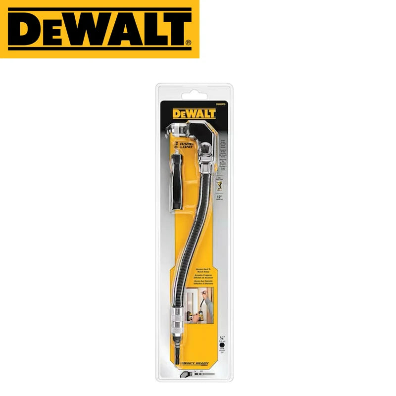DEWALT DWARAFS-Z 12" Right Angle Flex Shaft Bit Magnetism Holder Rapid Load Power Tool Accessories