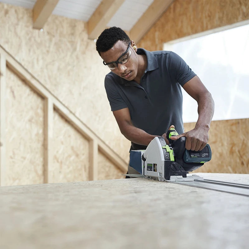 Festool 576720 TSC 55 Brushless Cordless Durable Track Saw With Kickback Stop, No Battery