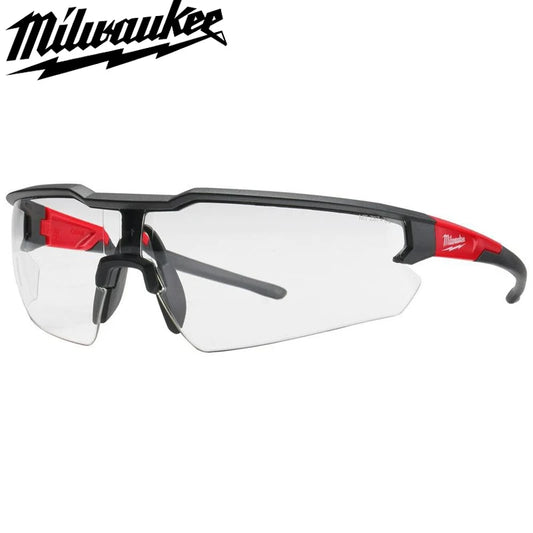 MILWAUKEE 48-73-2000A Clear Safety Glasses Anti Fog Durable Scratch Resistant Lenses Goggles Tool Accessories