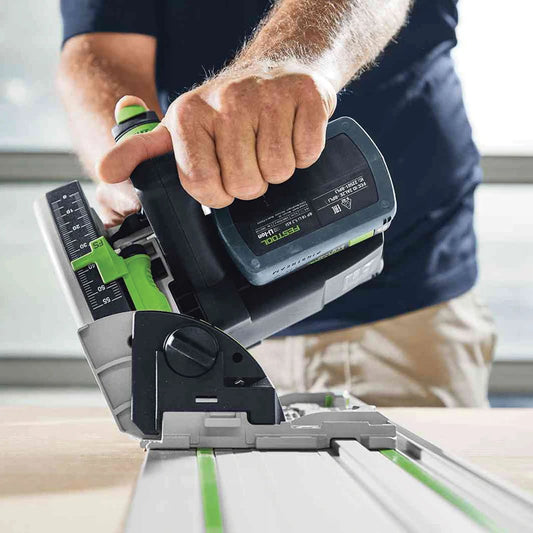Festool 576720 TSC 55 Brushless Cordless Durable Track Saw With Kickback Stop, No Battery