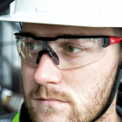 MILWAUKEE 48-73-2000A Clear Safety Glasses Anti Fog Durable Scratch Resistant Lenses Goggles Tool Accessories